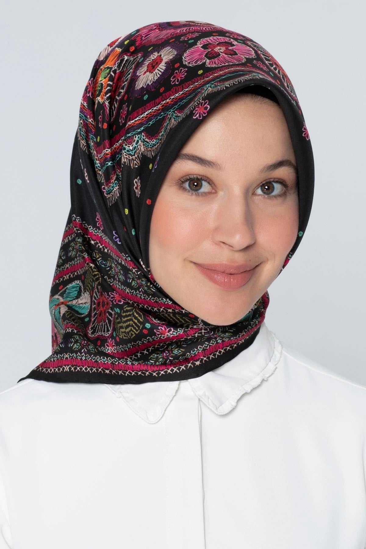 Armine Silk Scarf 7866D