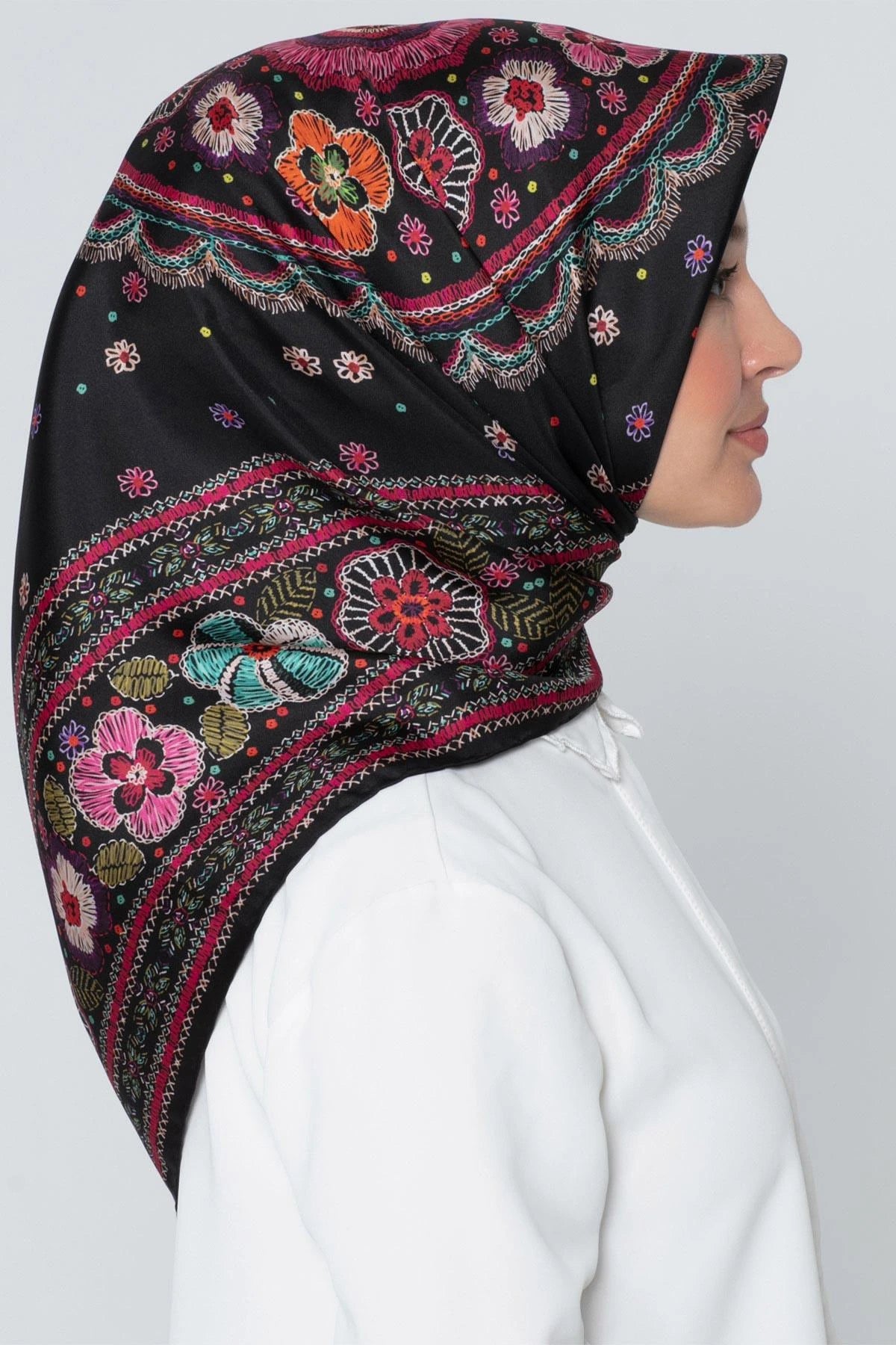 Armine Silk Scarf 7866D
