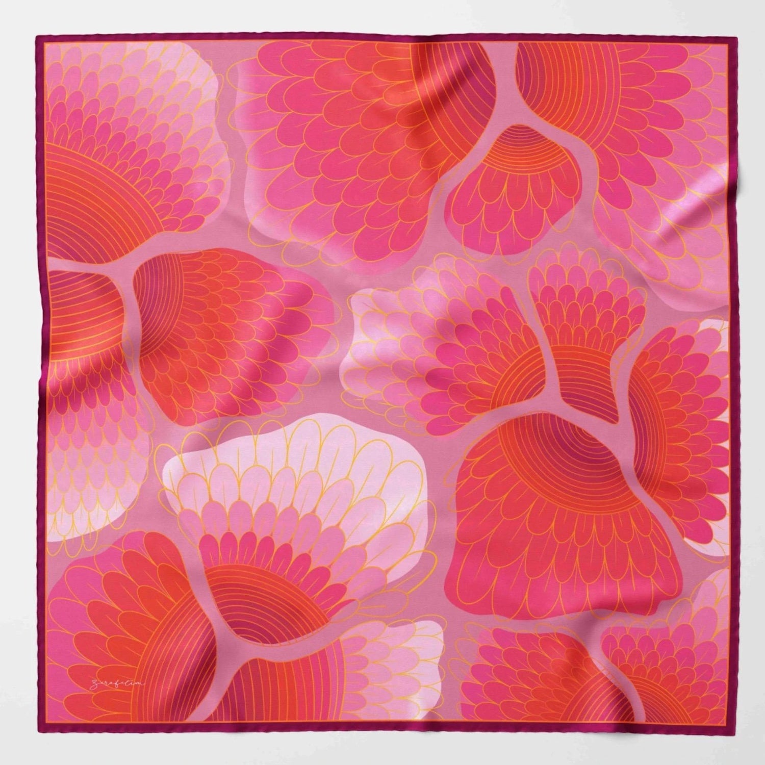 Zeafetim Twill Silk Scarf