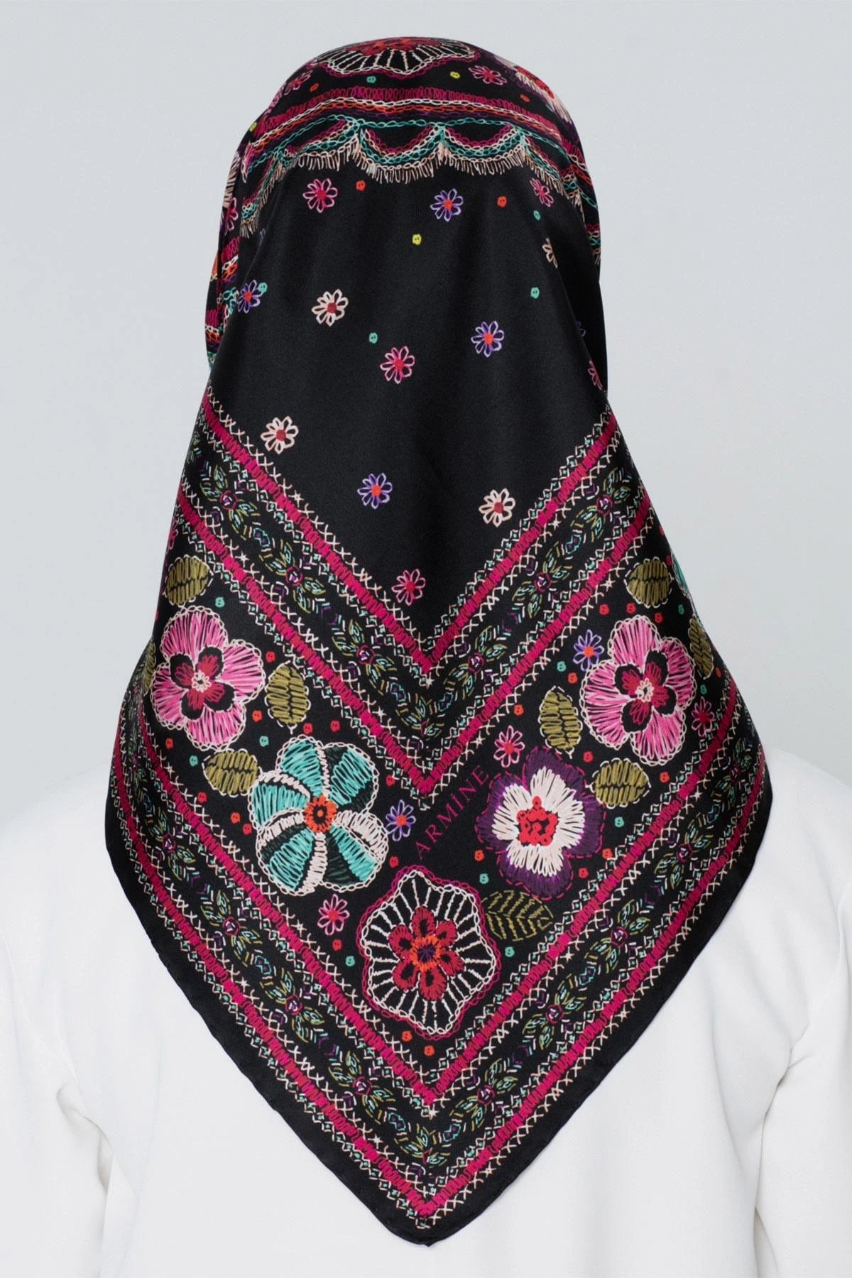 Armine Silk Scarf 7866D