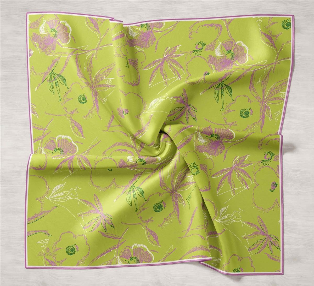 Silkhome Twill Silk Scarf 11433-19