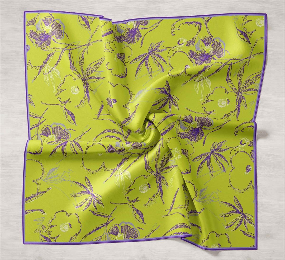 Silkhome Twill Silk Scarf 11433-28