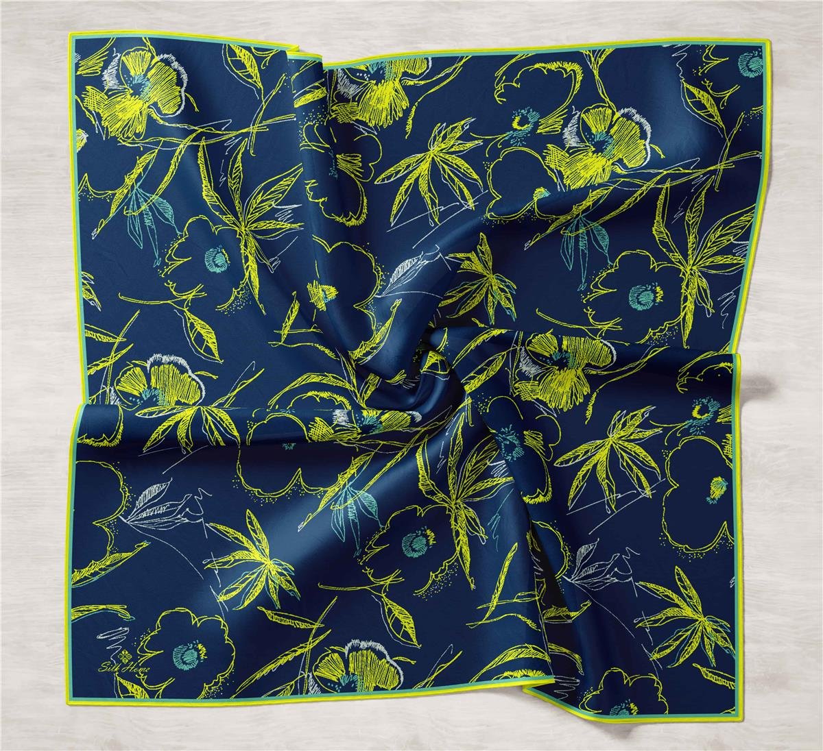 Silkhome Twill Silk Scarf 11433-42