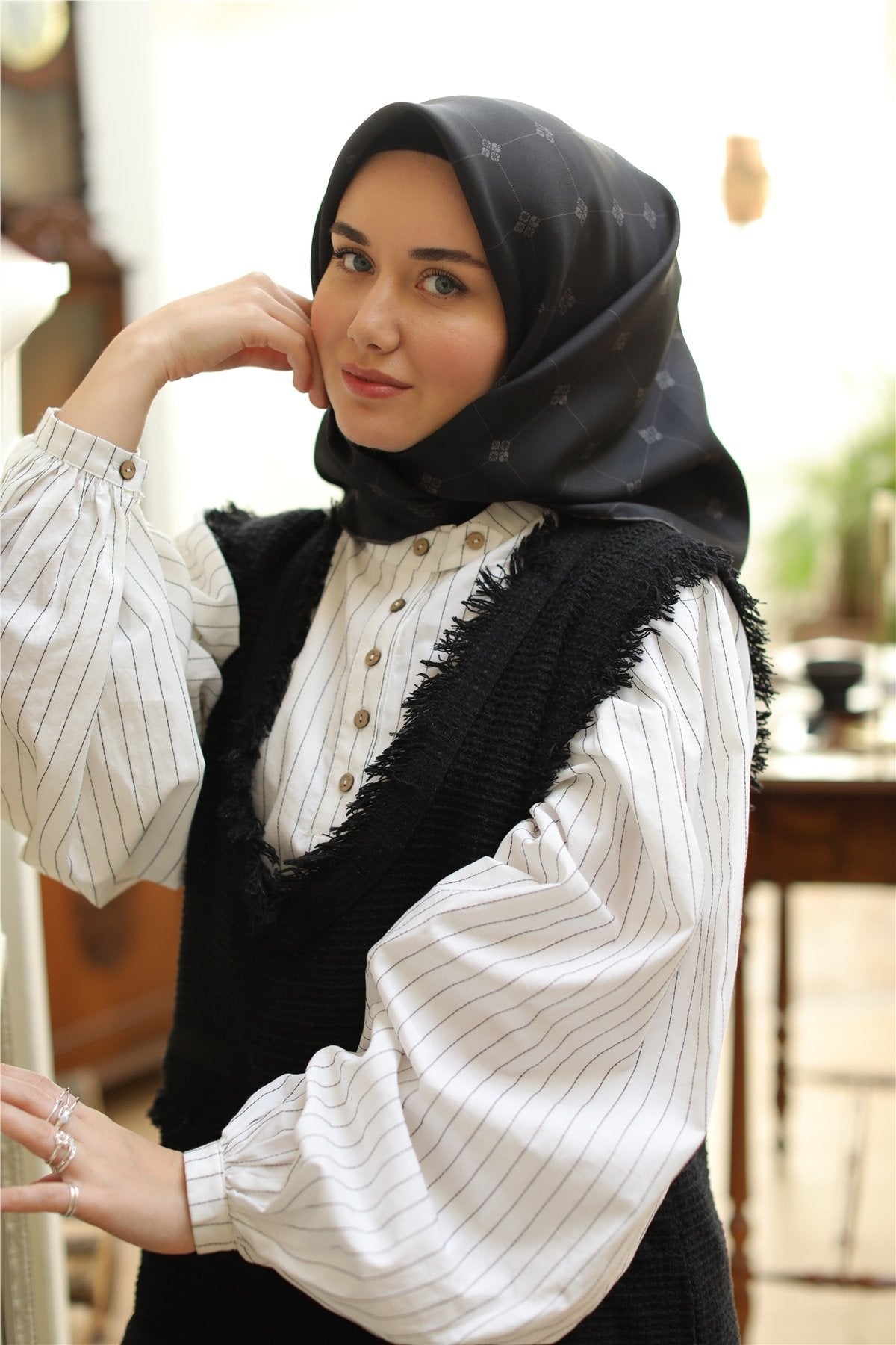 Silkhome Twill Silk Scarf 11392-02
